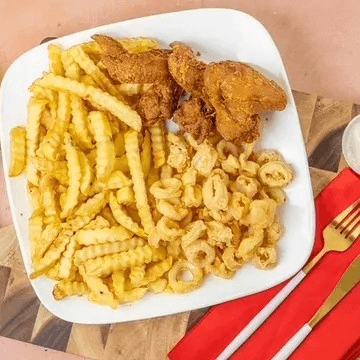 # 13. Calamari & Wings.