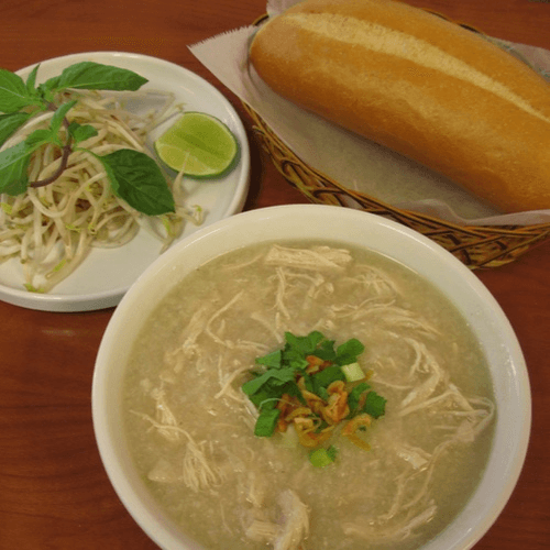 35. Chicken Rice Congee | Cháo Gà.