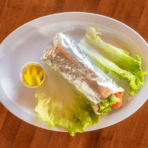 Stone Hot Gyro Sandwich.