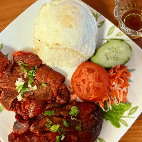 31. Rice with Pork Chop & Sunny-Side Up Egg | Cơm Sườn Trứng Opla.