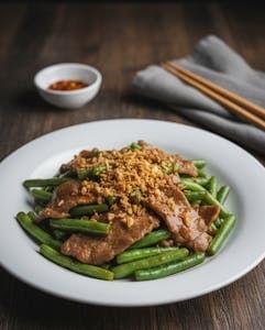 Green Beans w/Garlic Sauce.