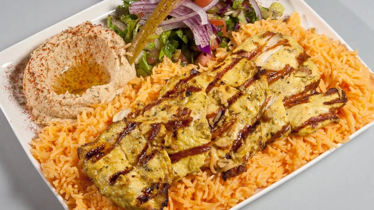 Chicken Kebab Entree.
