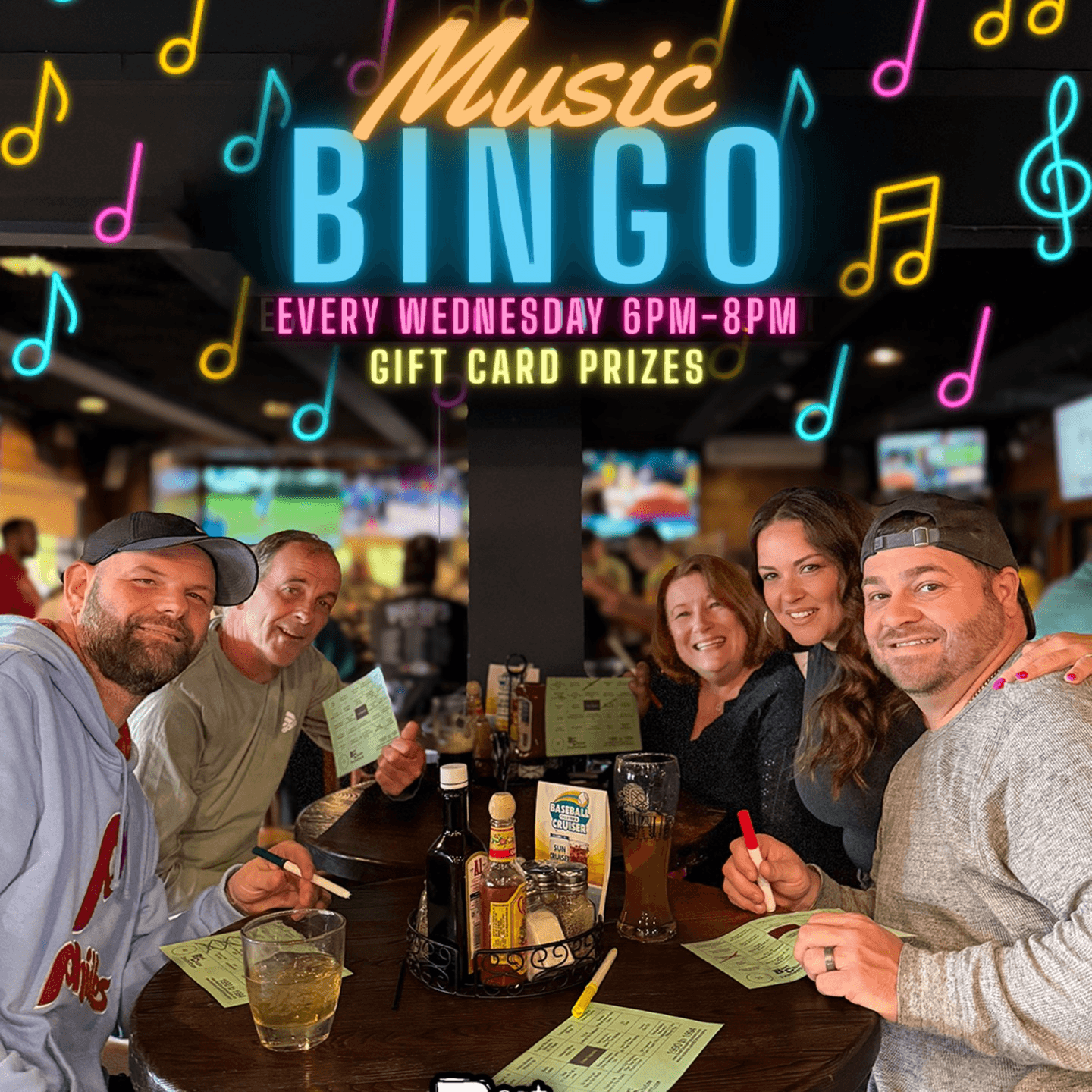 Every Wednesday: Music Bingo