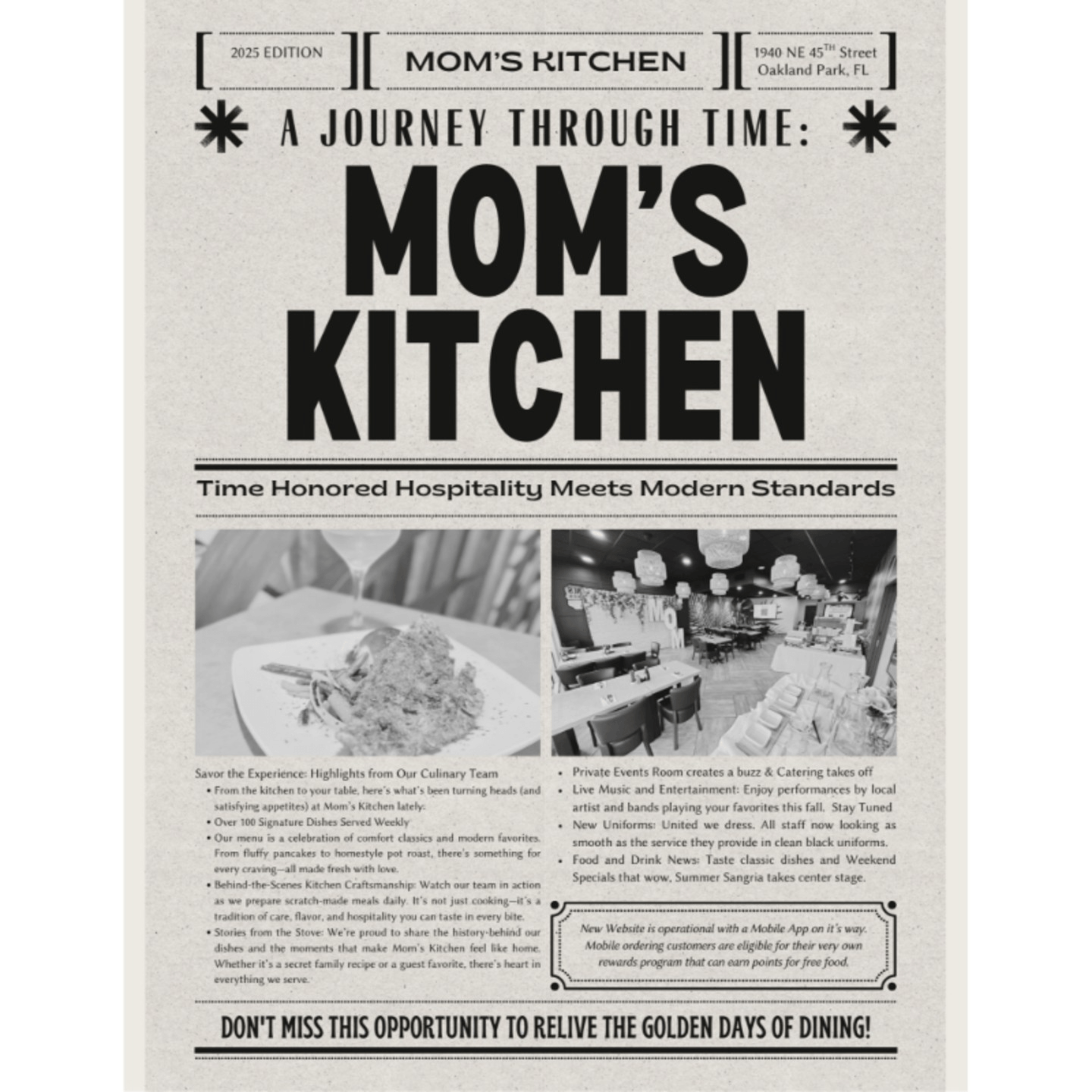 Mom's Kitchen 1st Edition