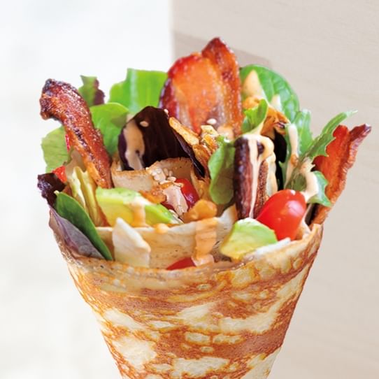 8. Eight Turn BLT Crepe.
