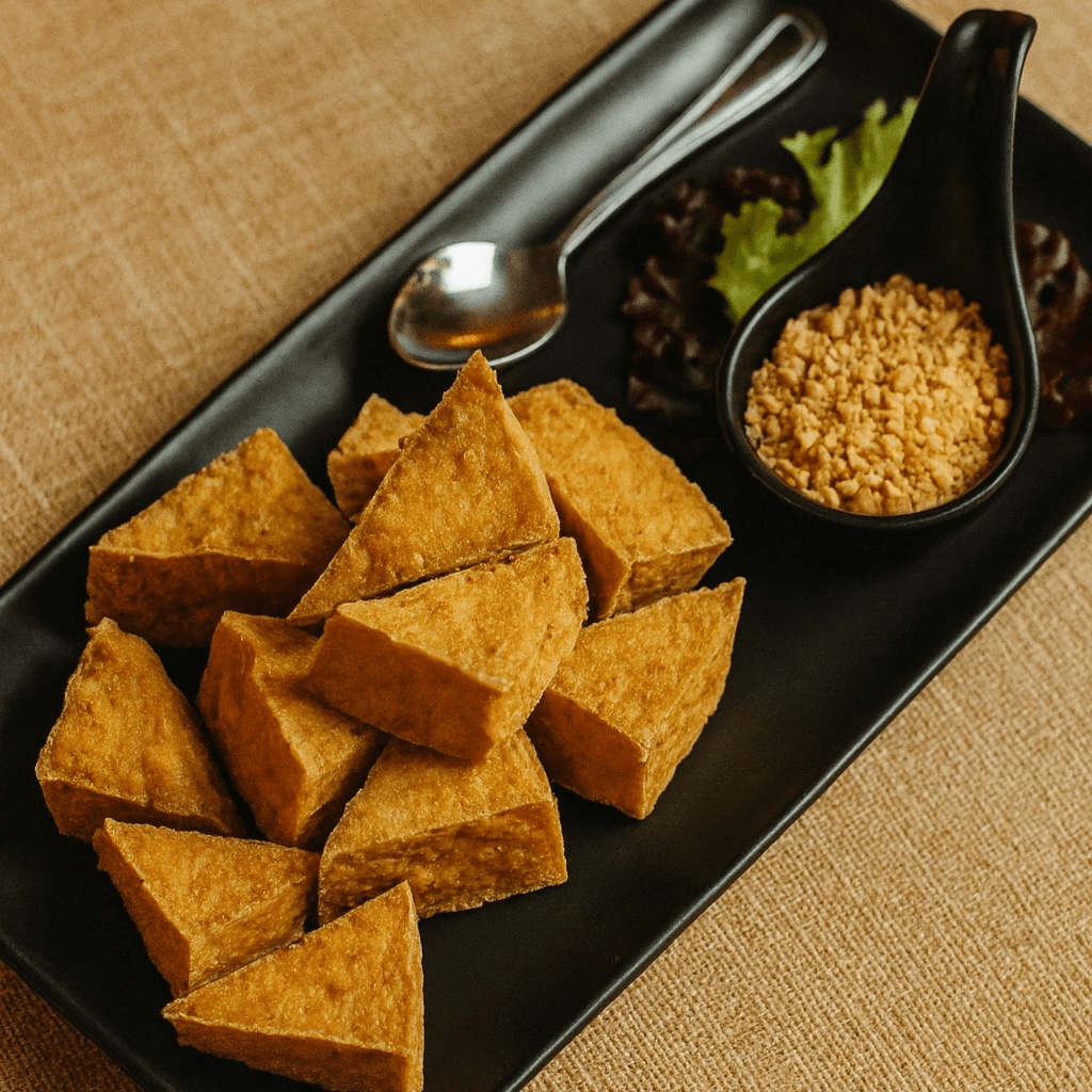 Fried tofu (8 pieces).