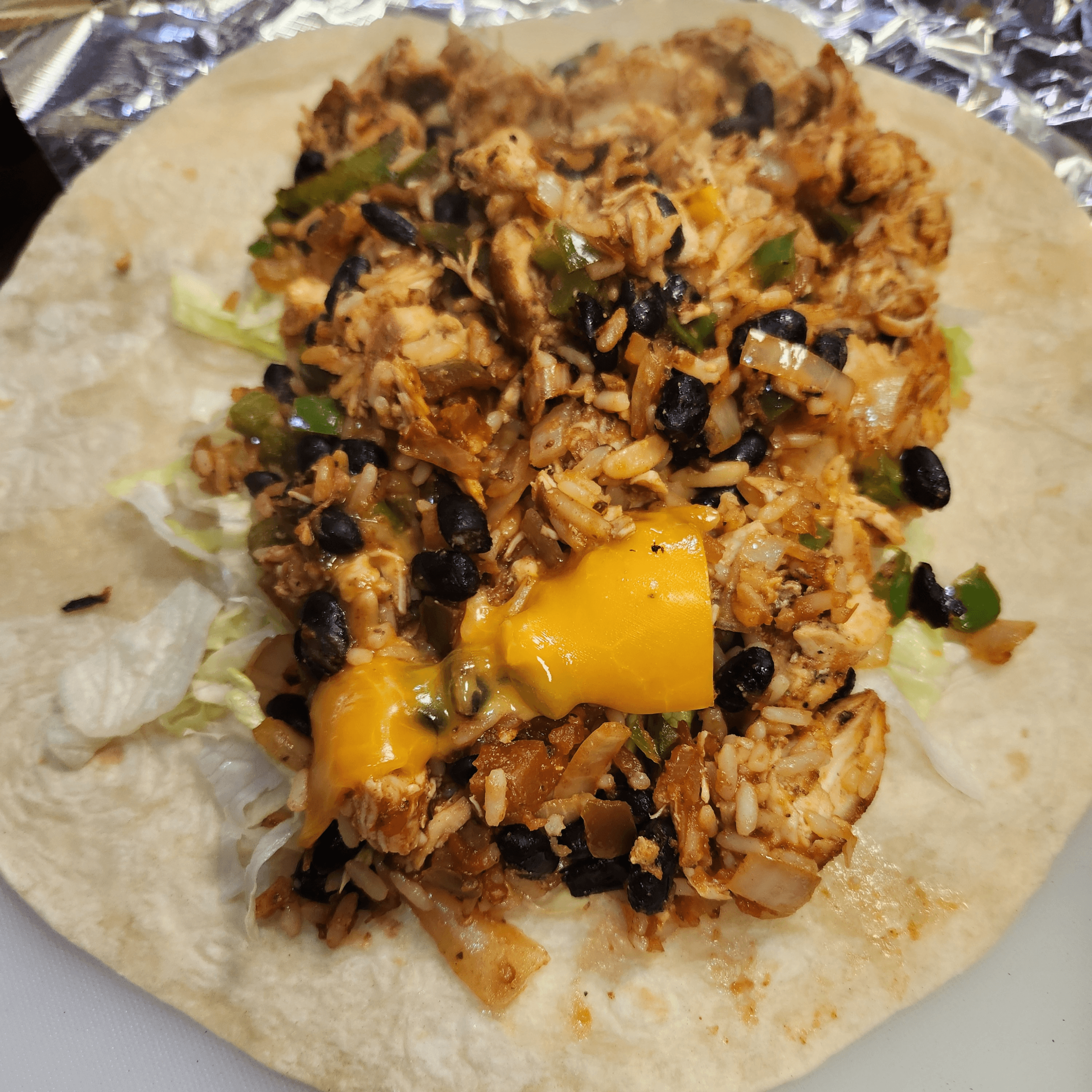 Chicken Fatija Wrap.