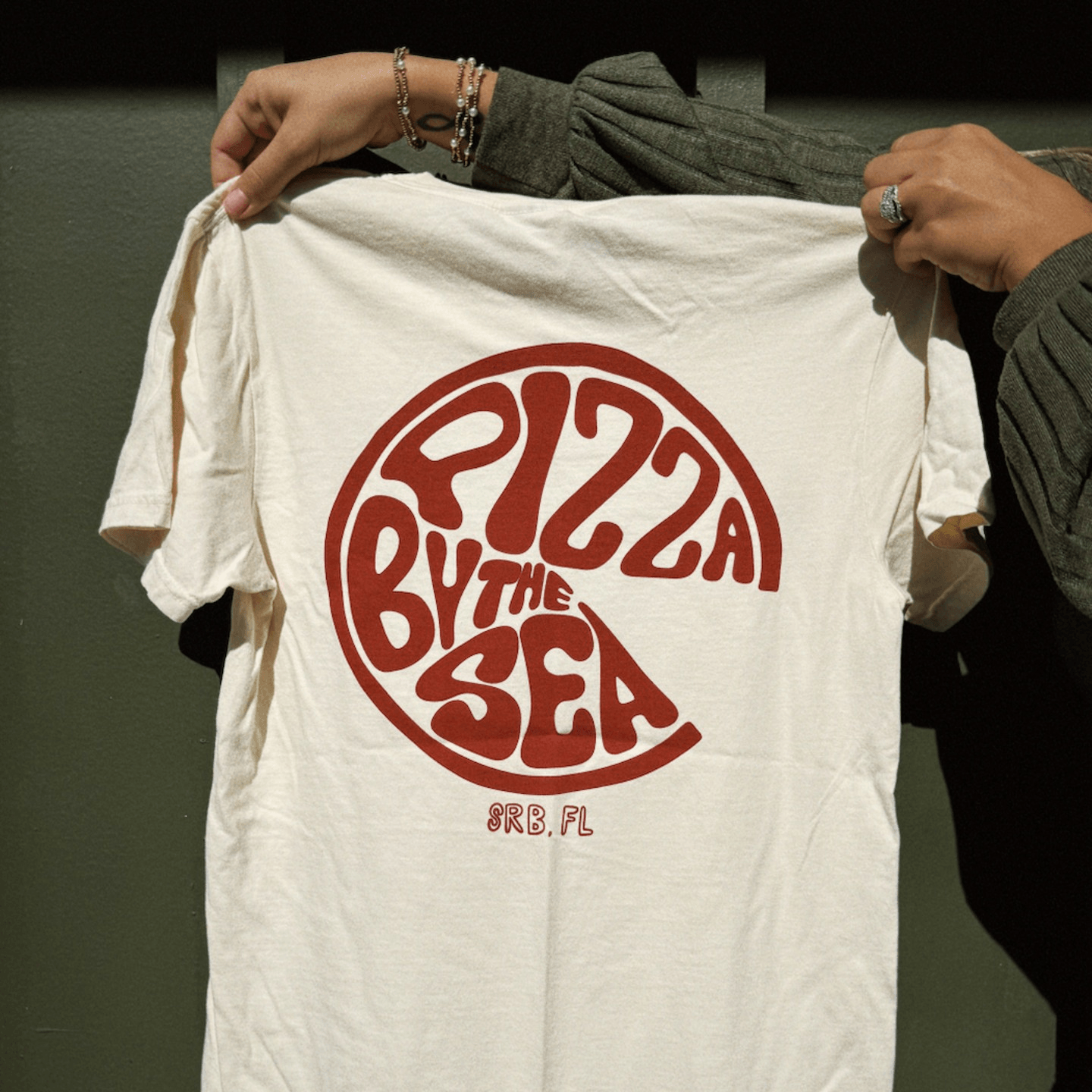 Missing Slice Ivory Tee