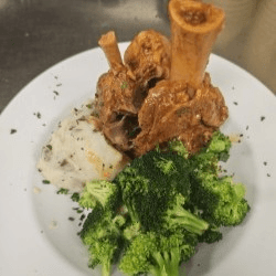 Pork Osso Bucco.