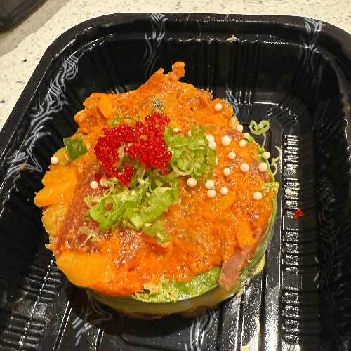 Spicy Salmon Tartar.