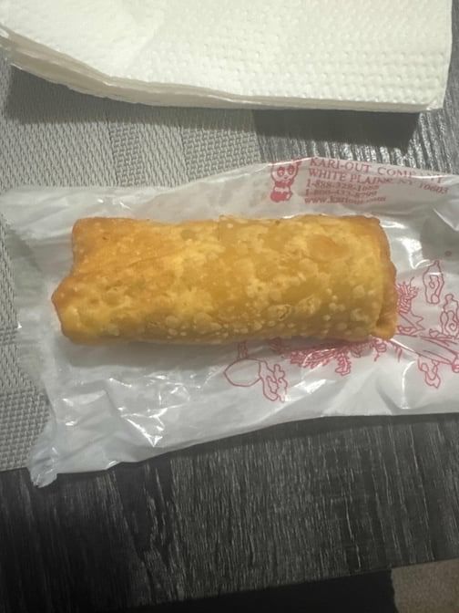 Vegetable Egg Roll.
