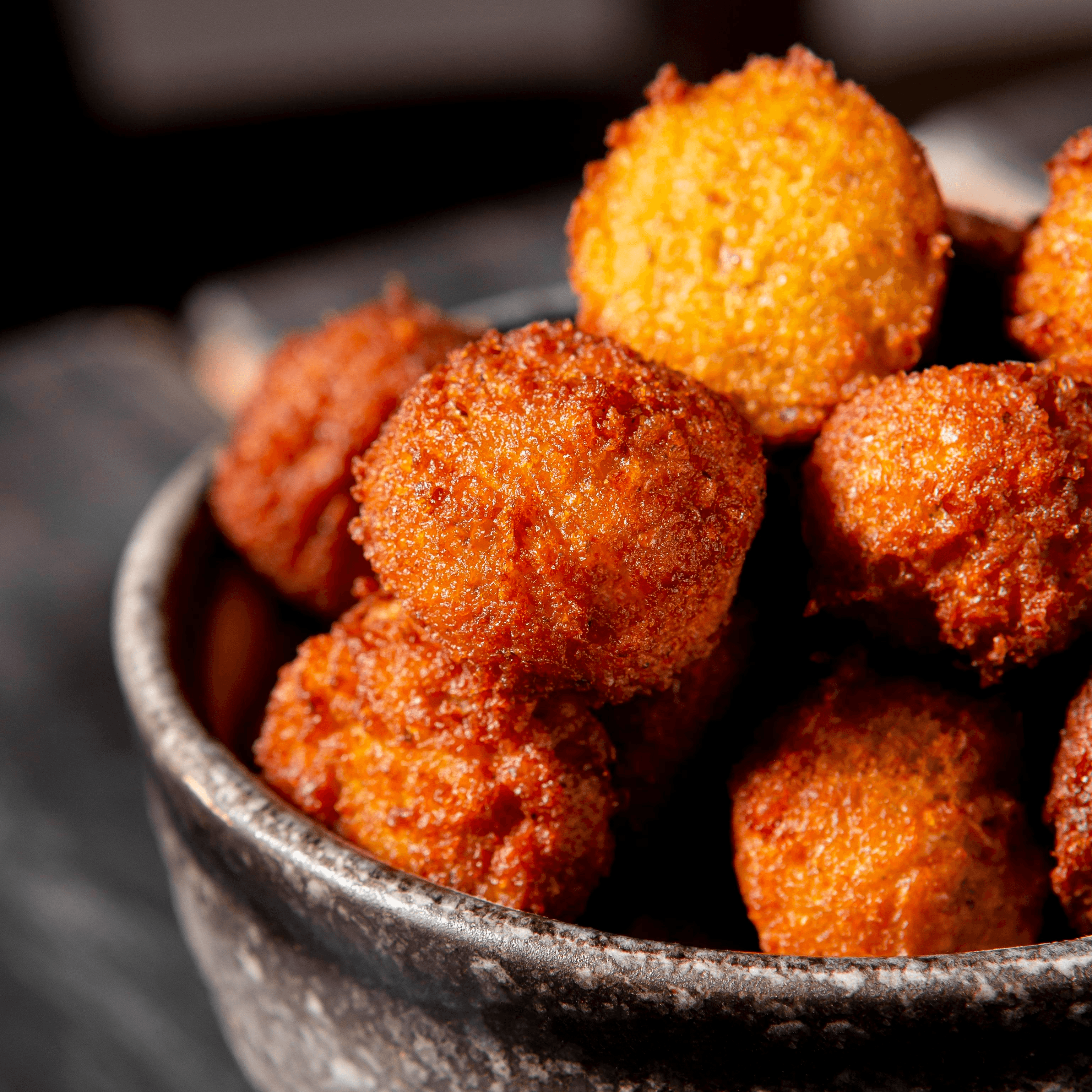 Small hush puppies.