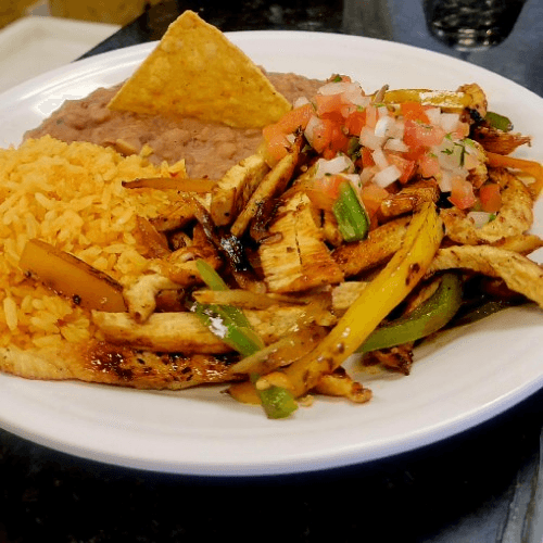 Fajitas Plate.