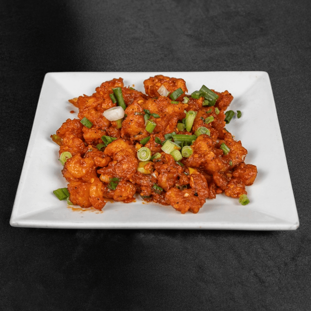 Shrimp Manchurian.