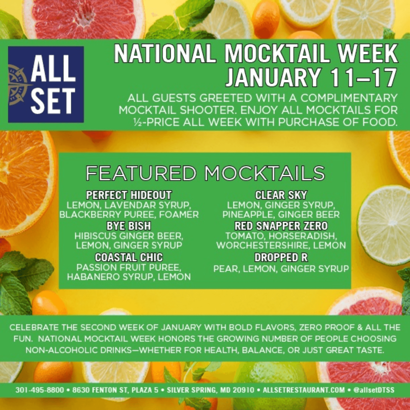 National Mocktail Week 