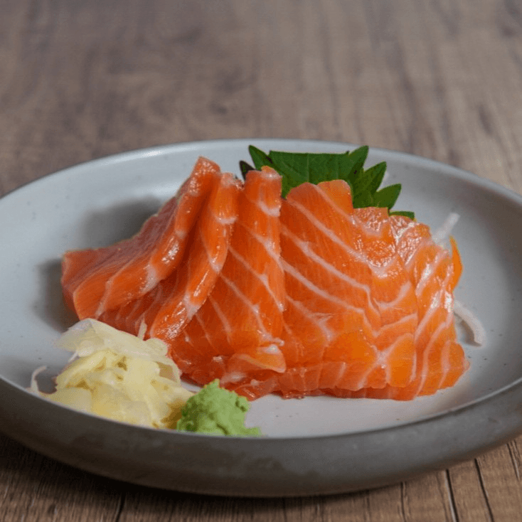 Bakka Salmon Sashimi　鮭刺身.