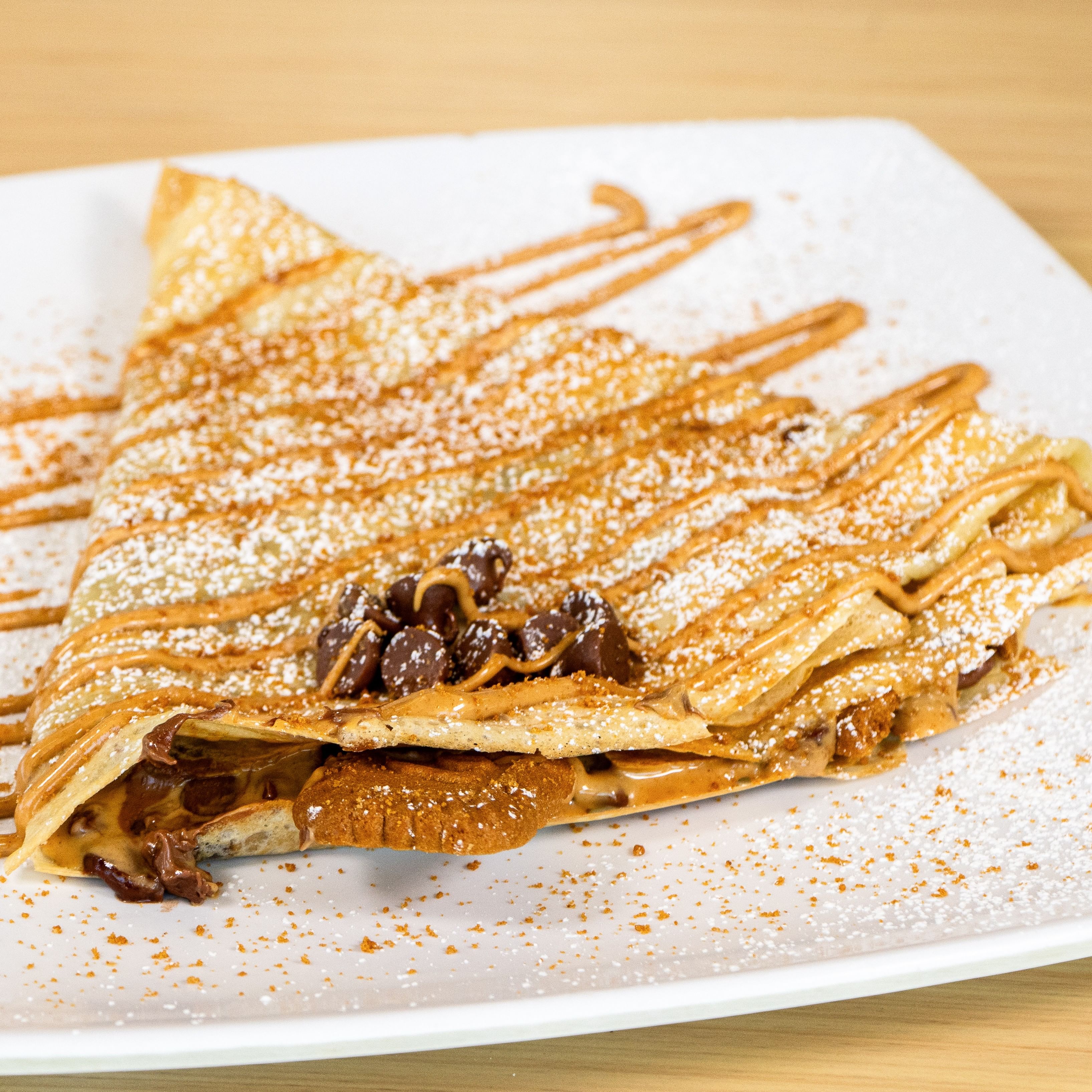 Peanut Butter Cup Crêpe.