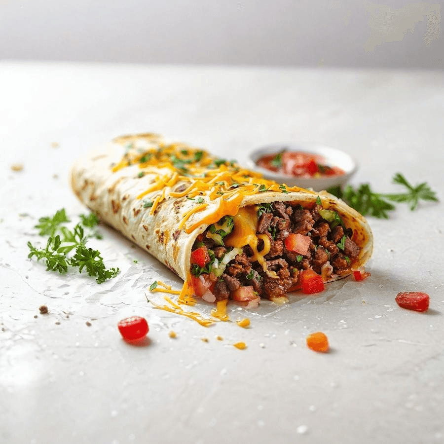 Lunch Burrito Mexicano.