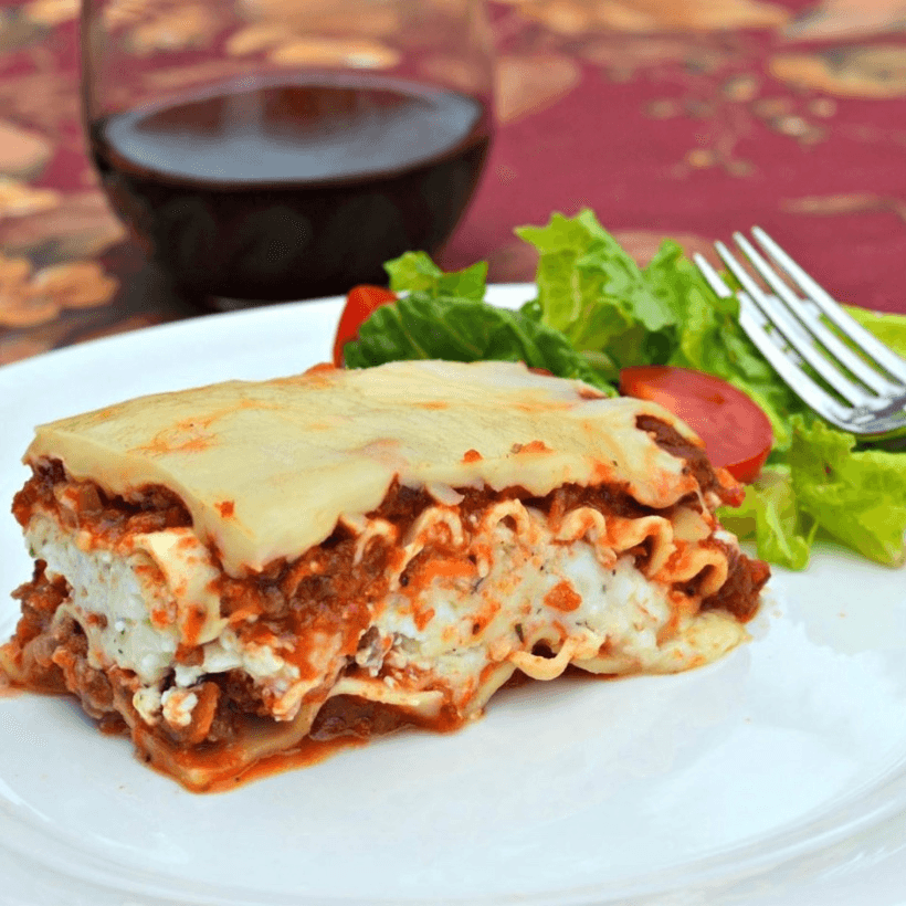 Lasagna Bolognese.