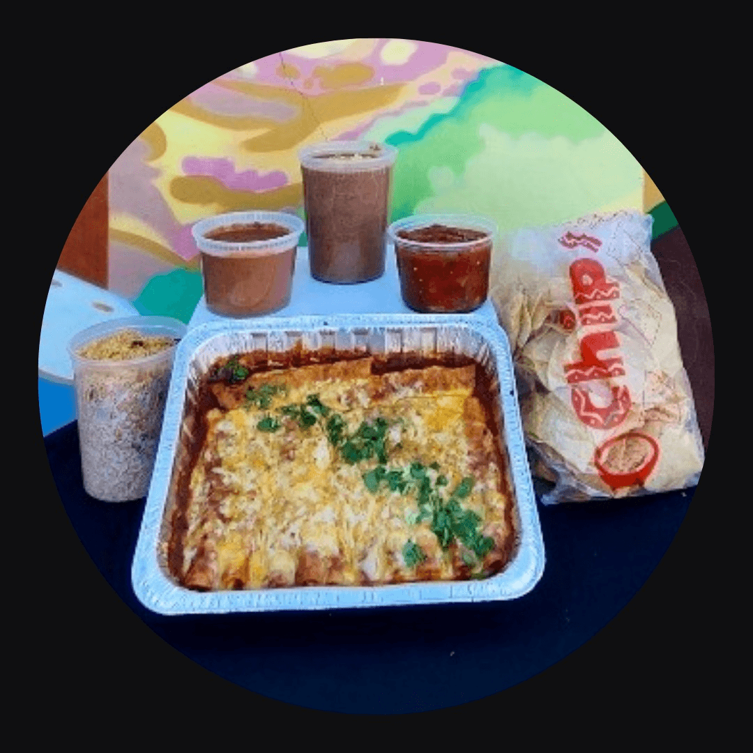 12 Enchilada Feast - Feeds 6 People.