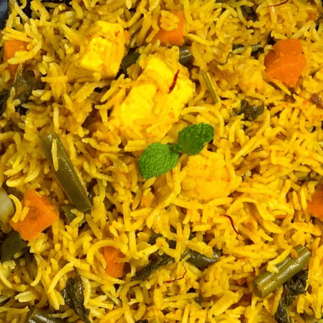 Vegetable Biryani.