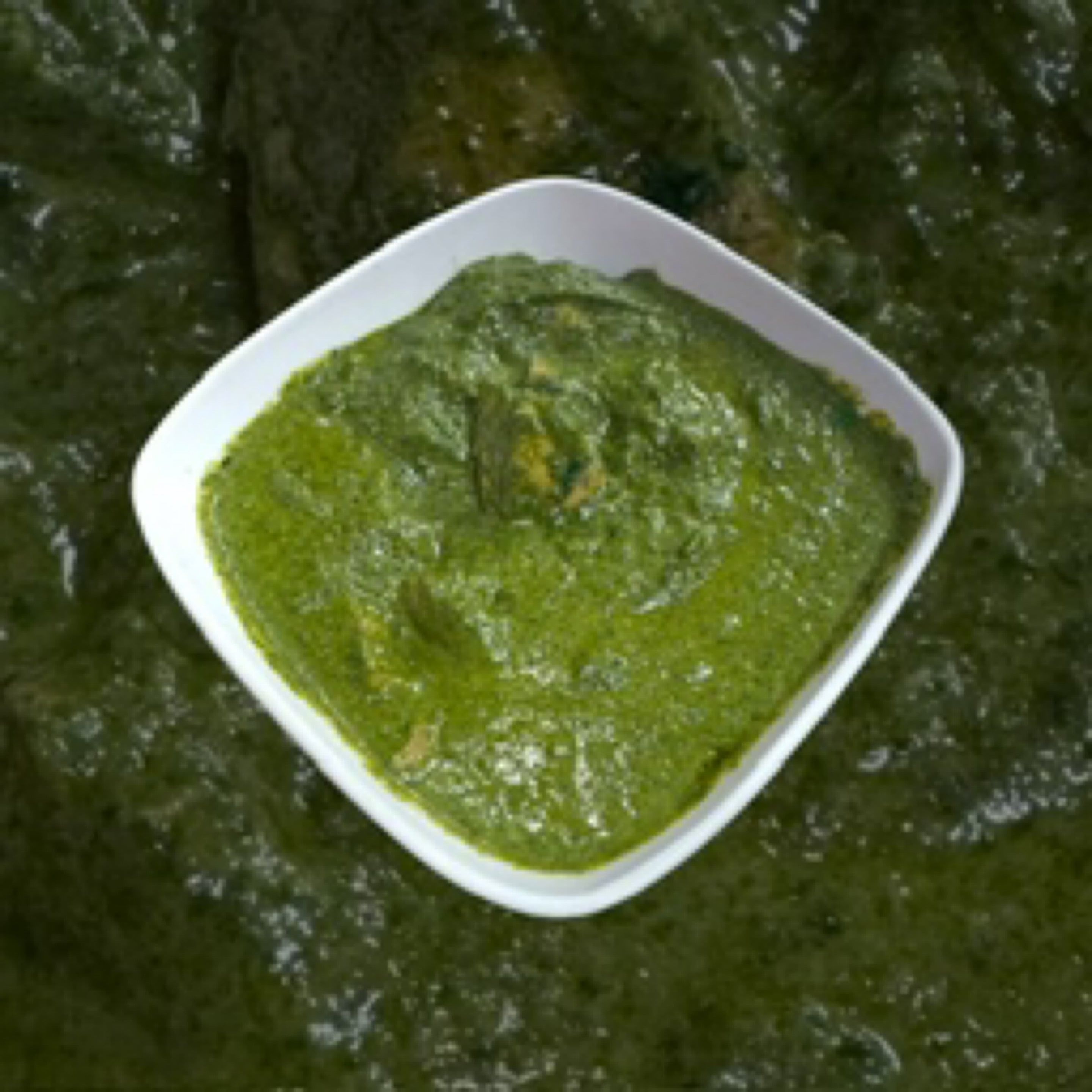 Saag Chicken.