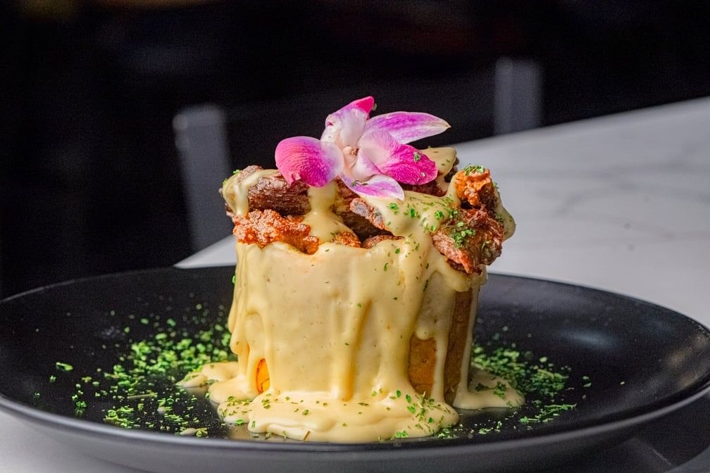 Mofongo Relleno De Churrasco.