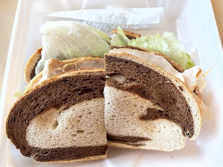 Turkey Club Sandwich.