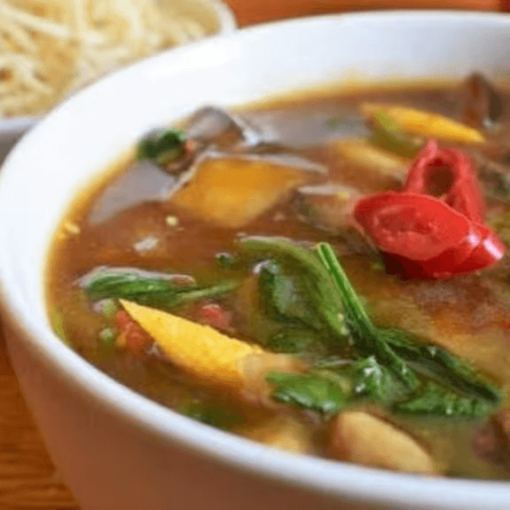 Sweet & sour entrée.