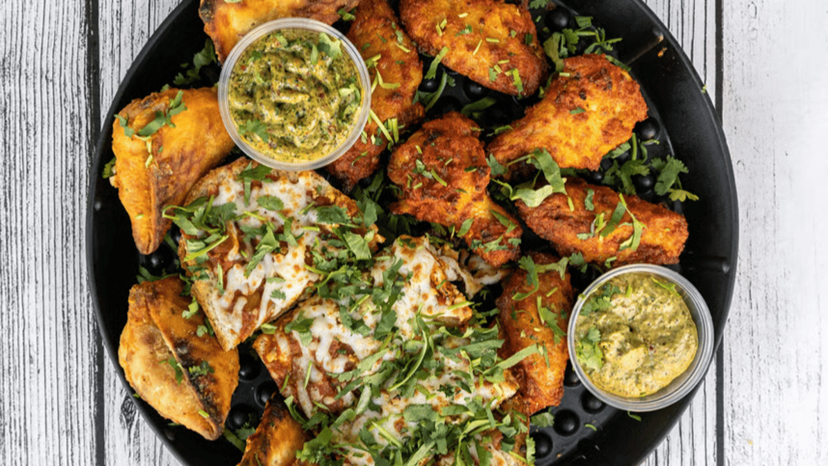 Vegetarian Sampler (Indian).