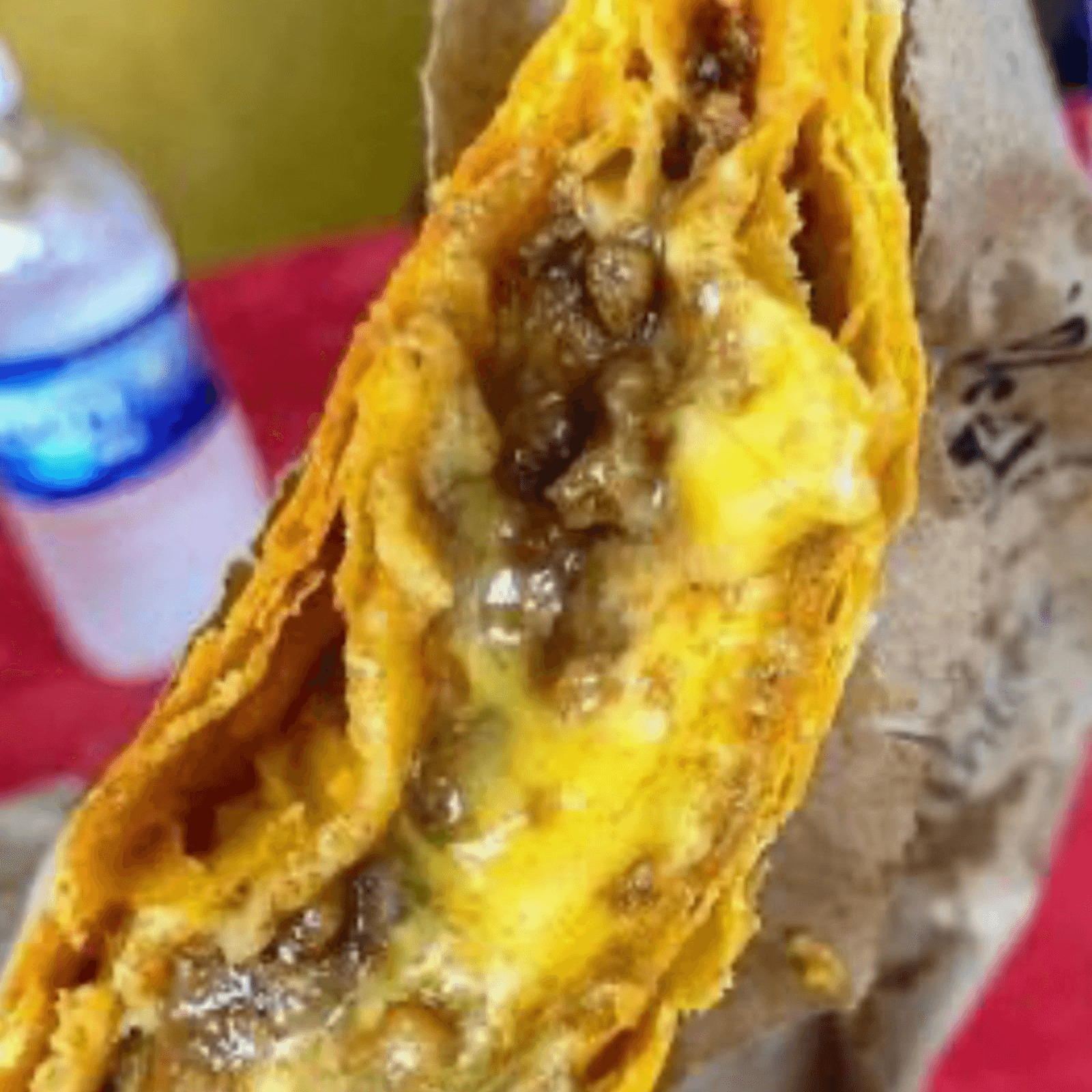 Jerk Chicken & Cheese.