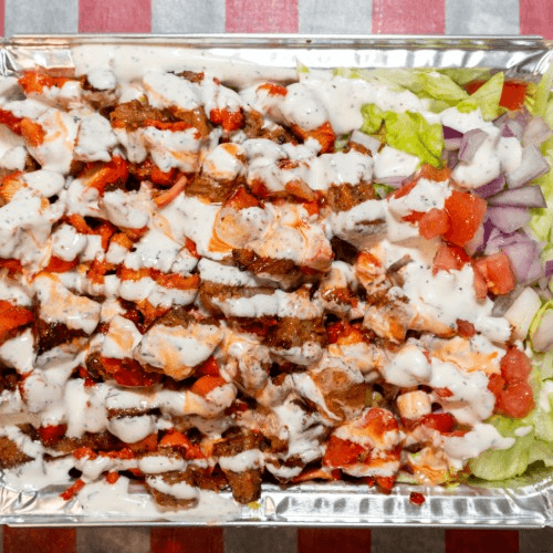 Combo Lamb & Chicken Mix Rice.