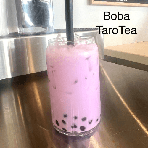 Boba Taro Tea.