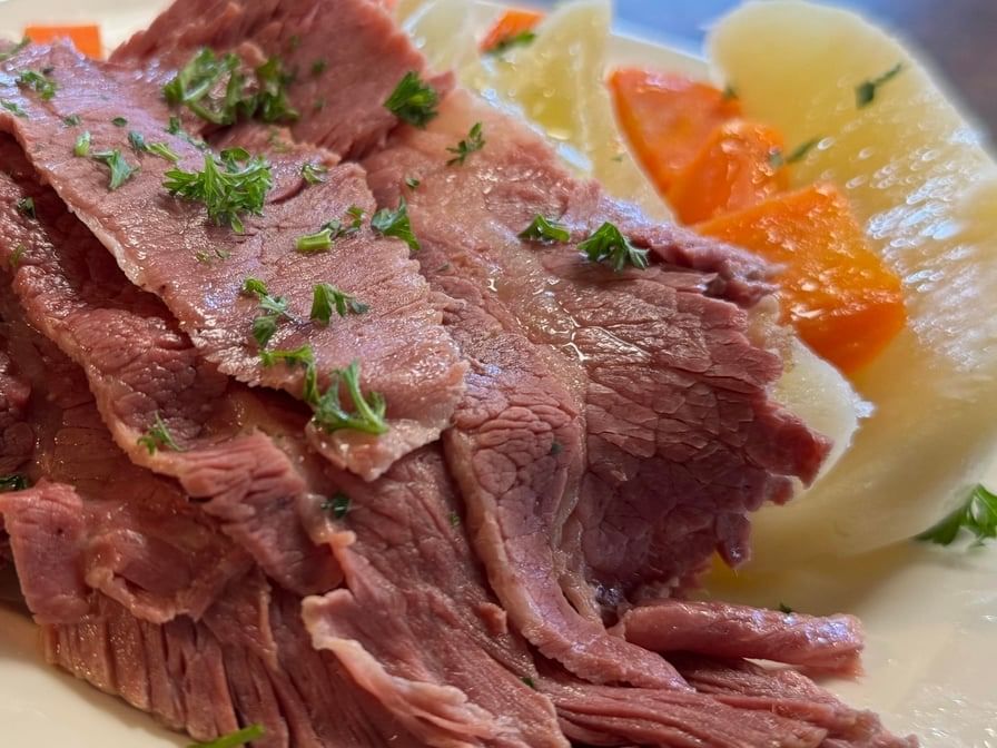 Corned Beef & Cabbage (Available After 2pm) thursdays.