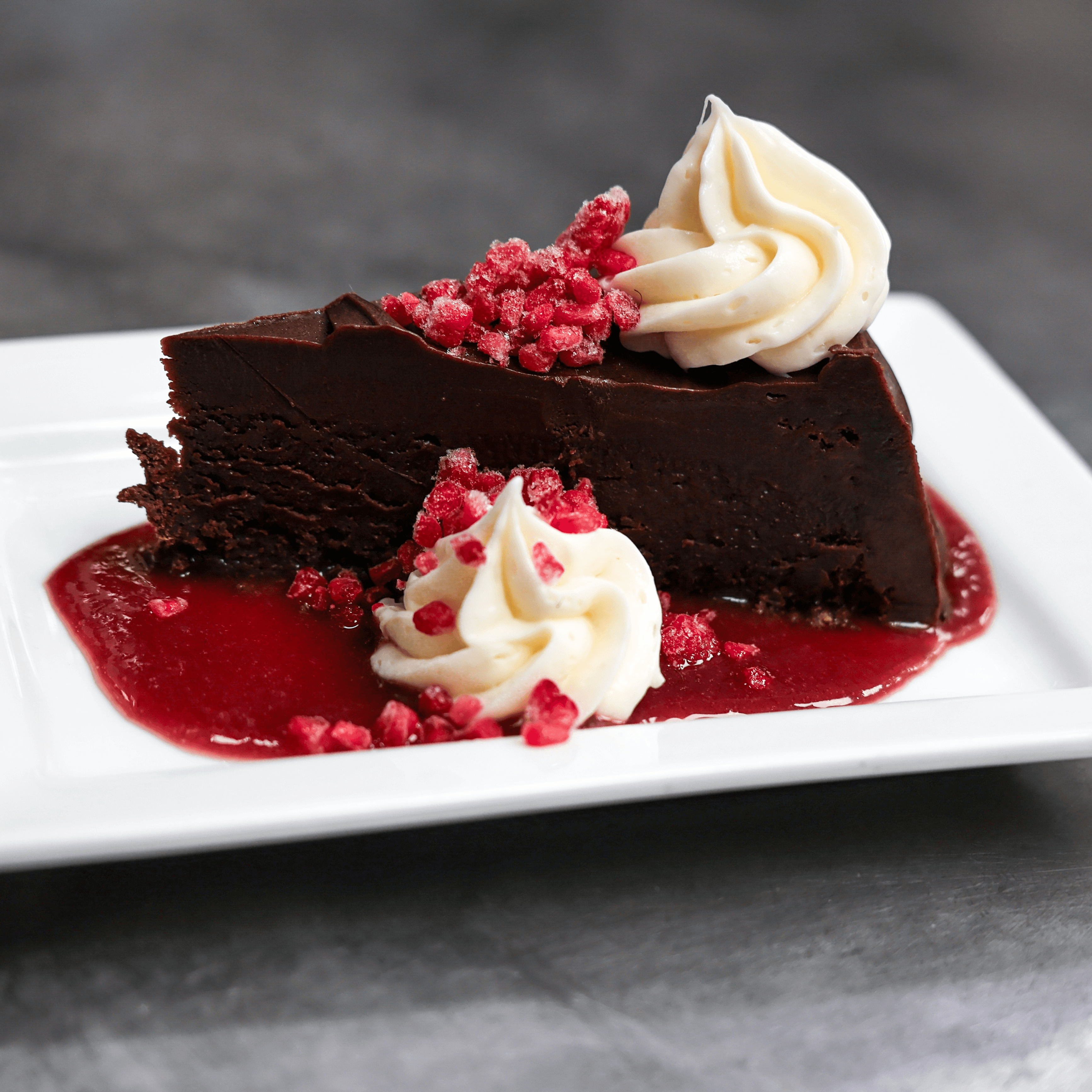 Chocolate & Raspberry.