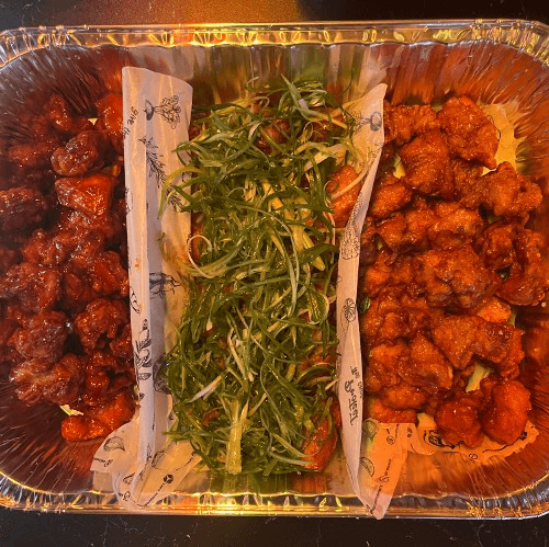 Mr. Dak Three Flavor Party Platter.