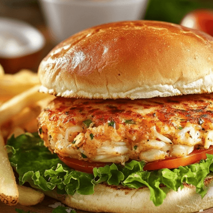 Jumbo Lump Crab Burger.