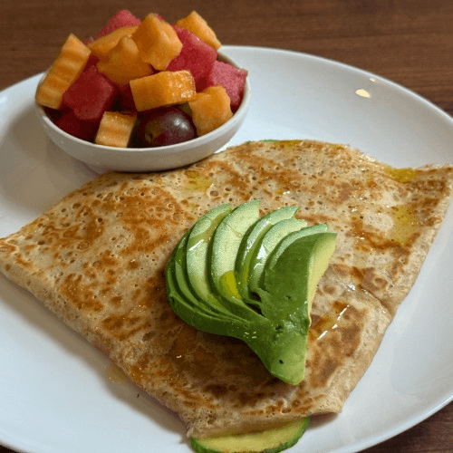 Smoked Salmon Crêpe.