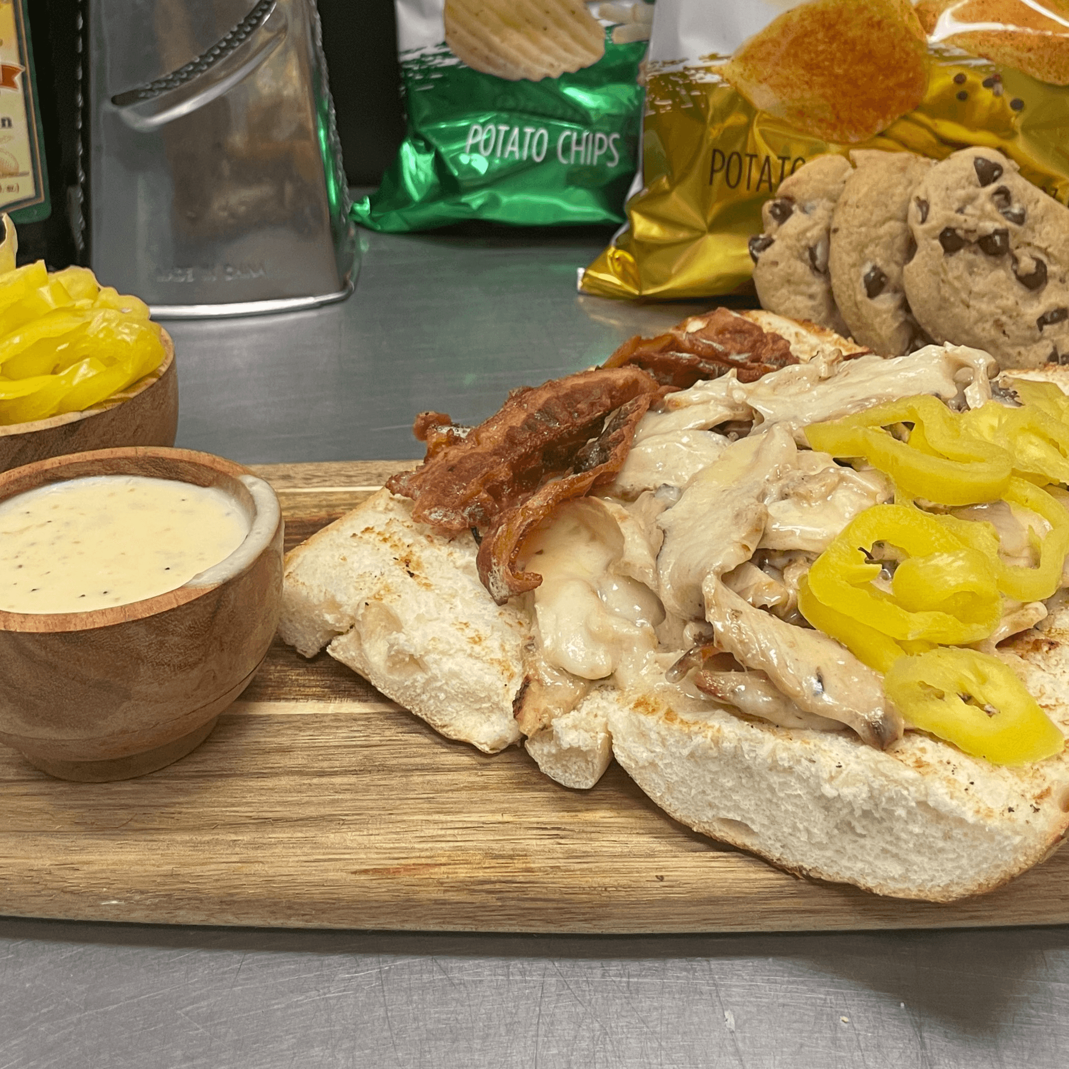 Chicken Alfredo Dipper.