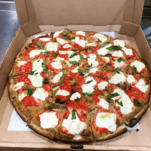 Zucchini Parmigiana Pizza