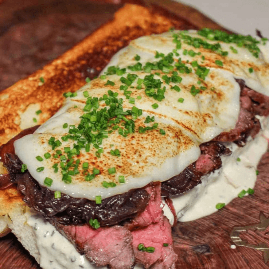 Prime Steak Melt Sandwich.