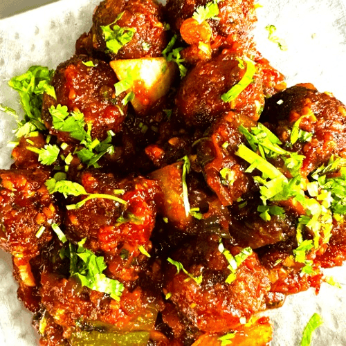 Veg Manchurian dry