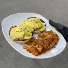 Classic Eggs Benedict.