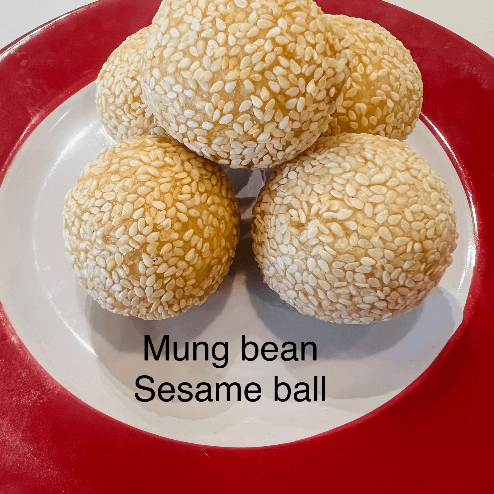 Sesame Balls (Mung Beans).