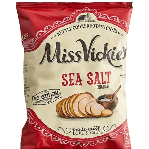 Miss Vickie's Sea Salt Kettle Potato Chips.