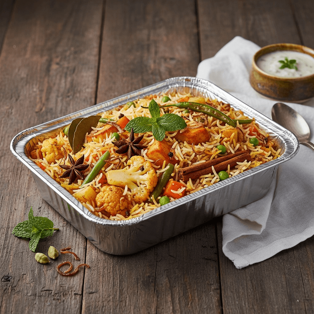 Hyderabadi Veg Dum Biryani - Family Pack.