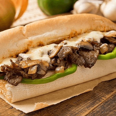 Philly Cheesesteak Grinder.