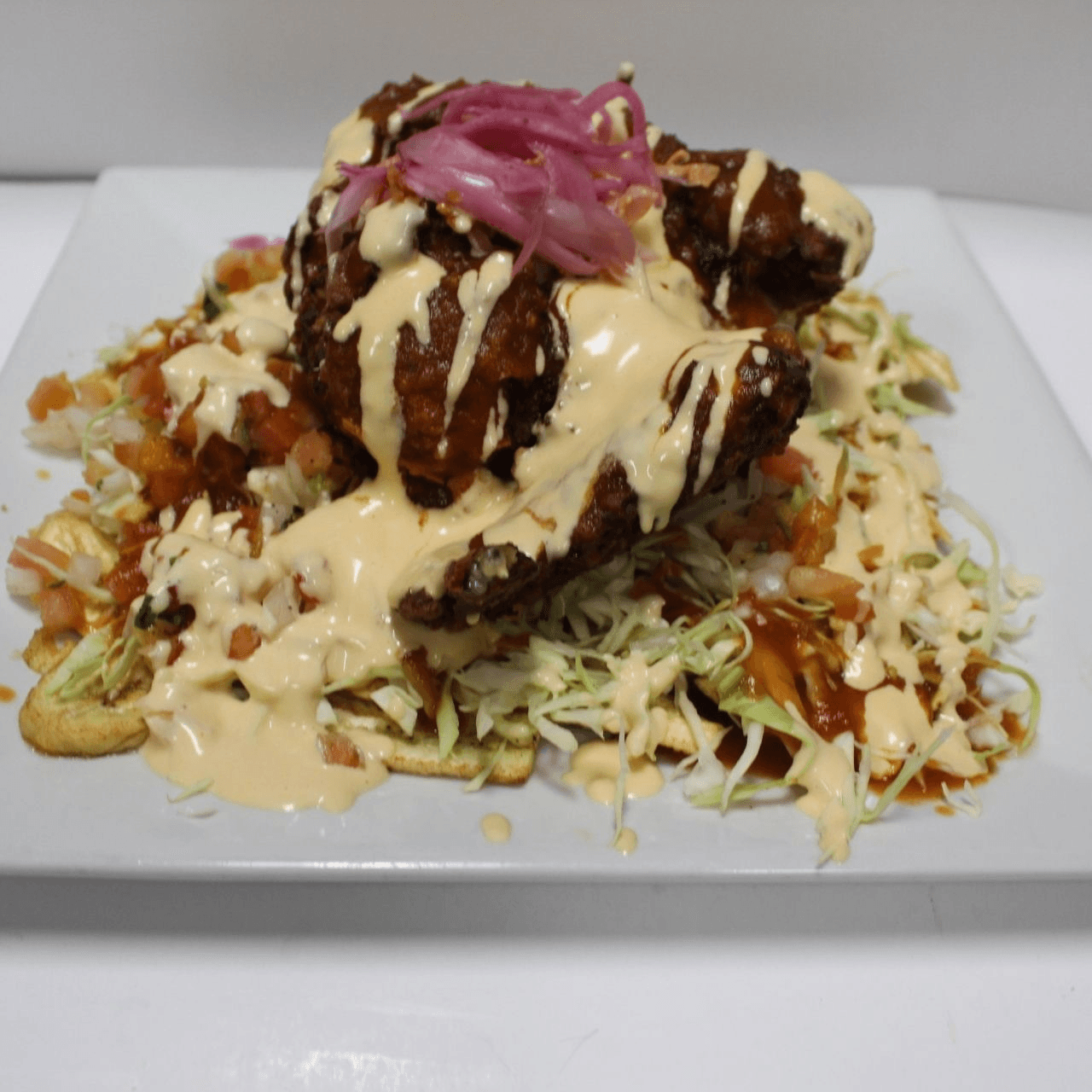 Pollo Con Tajadas (Honduran).