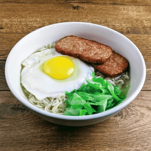 N20 Spam & Eggs Noodle Soup 餐肉蛋湯麵
