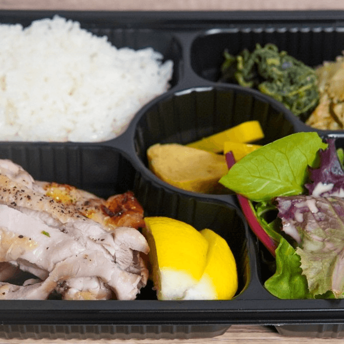 Grilled Organic Jidori Chicken Bento 地鳥グリル焼き弁当.